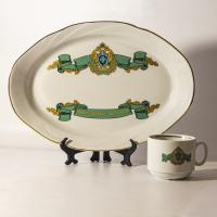 Набор блюдо и чашка "Пограничная служба"