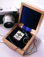 Брелок для ключей Защитнику Отечества: "Вооруженные Силы", жетон с цепочкой (без коробки)