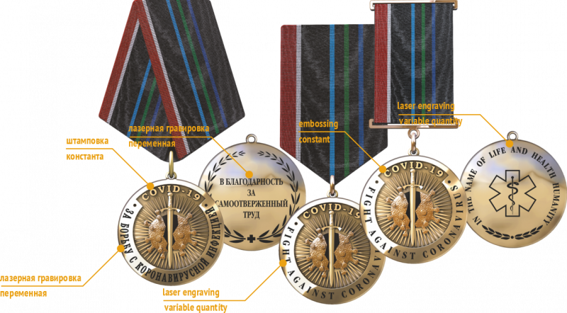 медаль пандемия
