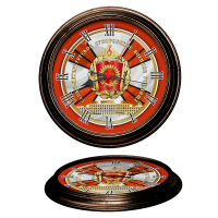 Часы «65 лет СВУ» (пластик, готическая бронза)